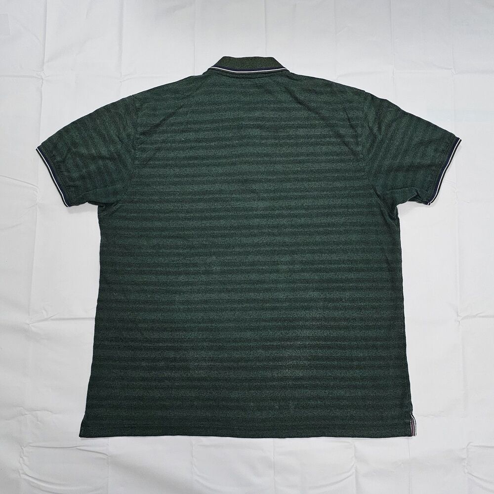 Le Bon Ton Polo Shirt Short Sleeve Green Casual Top 5XL Mens - Picture 3 of 8